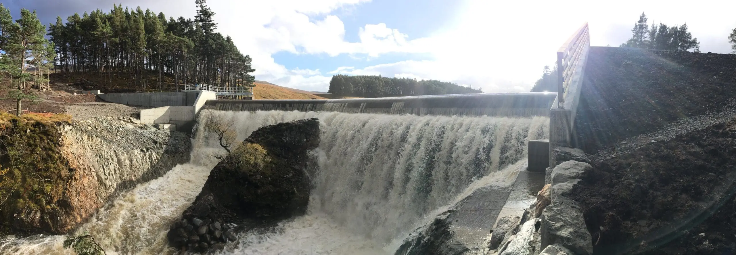 Hydro pumped storage dam - Gilkes Energy hydro and pumped storage